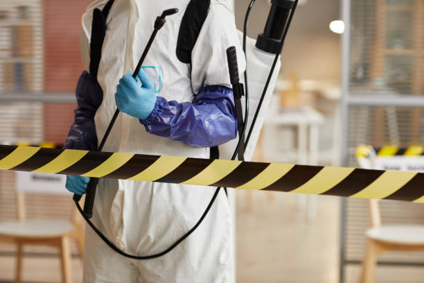 Professional Biohazard Cleanup technician working in Barrington, IL